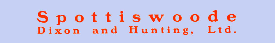 Spottiswoode Dixon and Hunting